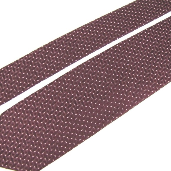 GIORGIO ARMANI Tie Maroon Heavy Woven Silk - Picture 3 of 6